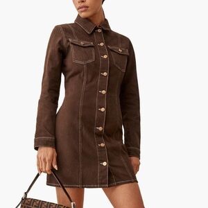 Reformation Brown Dress